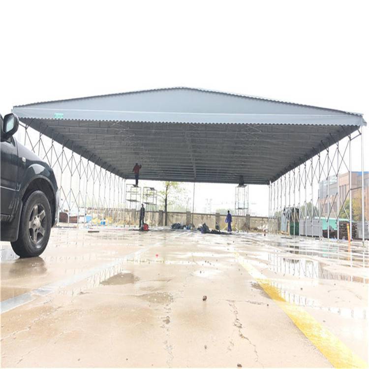 淄博周村生產工地雨棚 推拉式遮陽棚與工地帳篷的實用指南